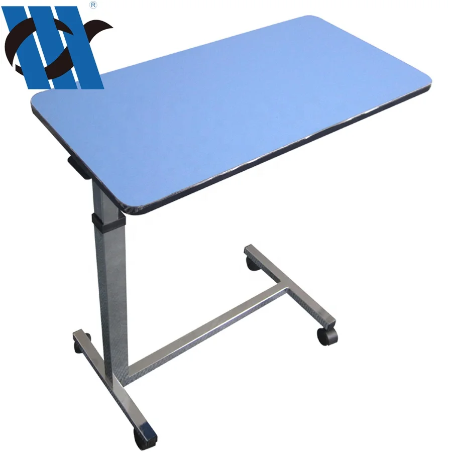 BDCB21 Youngcoln Available in 5 Days Medical Dining Table Hydraulic Bedside Over Bed Table for Hospital