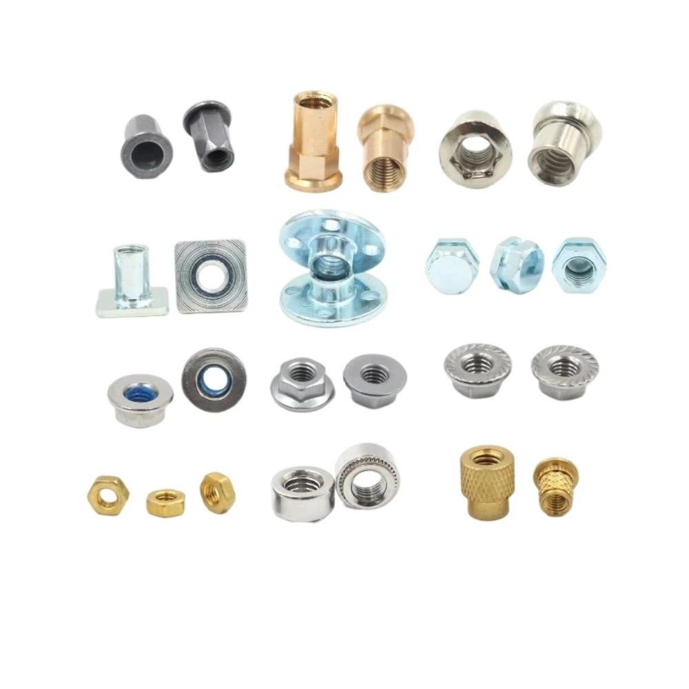 M3 M4 M5 M6 M8 Gaten Rivnut Invoegnoot Staal Aluminium Rivetmoer Koptekening Zeshoekige Rivetmoeren voor Plaatplaat