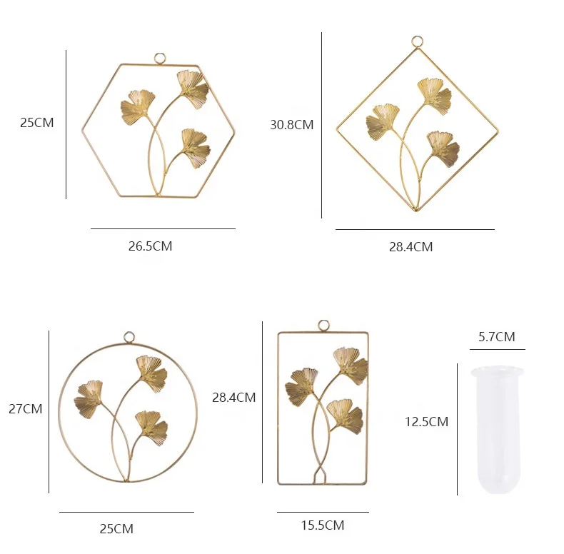 Креативная домашняя гостиная фоновые украшения Настенная ваза для