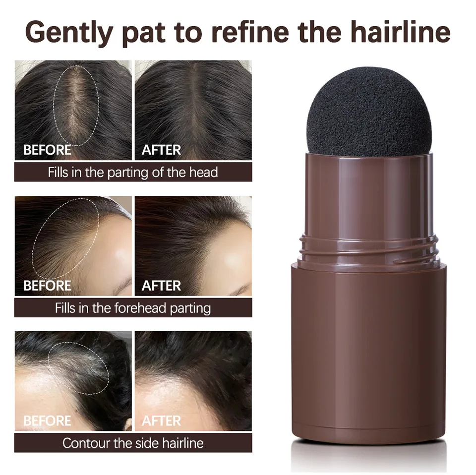 LAKERAIN Hair Line Shadow Concealer Waterproof Hairline Filling Powder Stick
