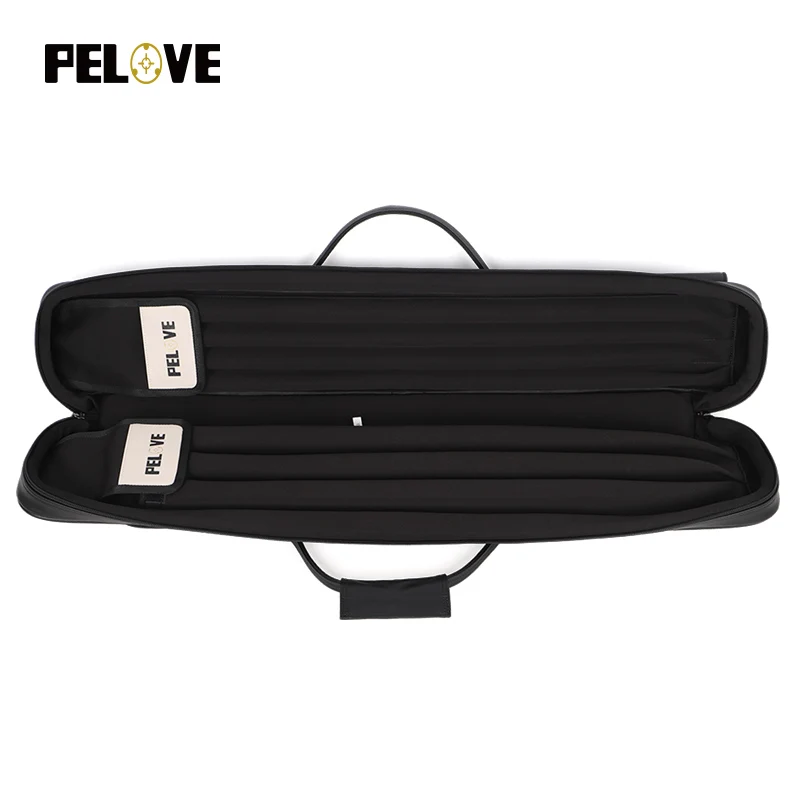 新品PELOVEキューケース3×4 PELOVE Custom PU Leather Billiard Cue Case for 3 Butts & 4 Shafts