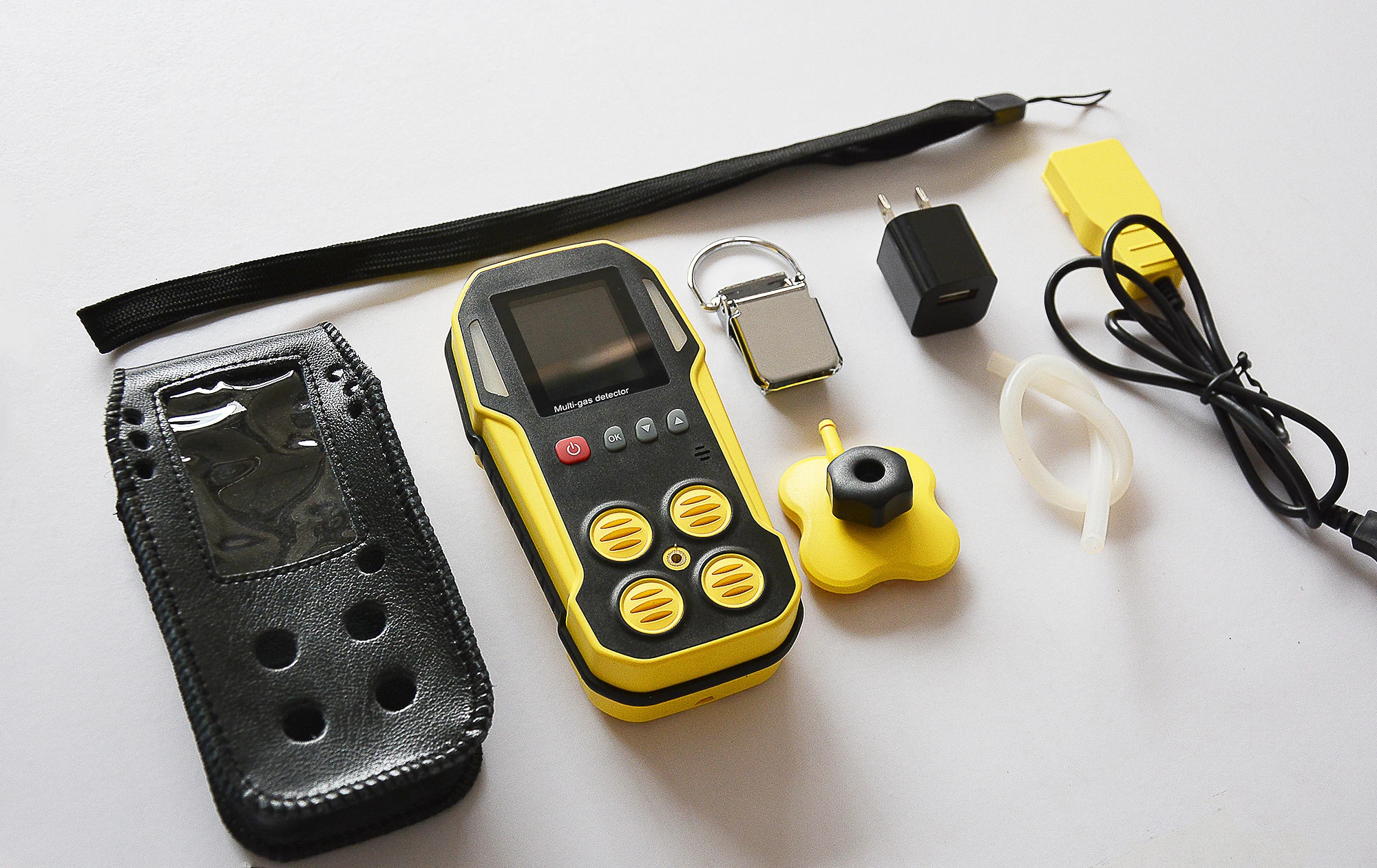 Portable Multi Gas Detector with Data Logger 4 Gas Monitor