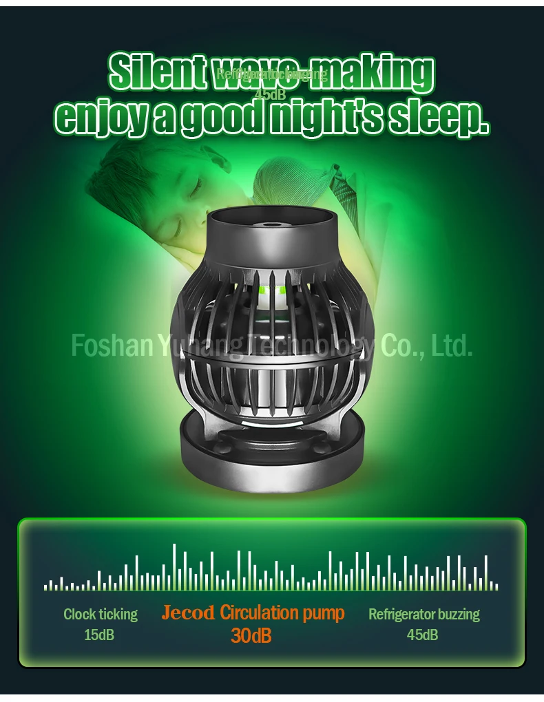 Jecod 2026 GOW Series Modern Desktop Smart Eco-Friendly Plastic Wireless Bluetooth/WiFi Variable-Frequency Aquarium Box product detail 11