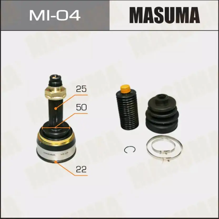 MI-04 MASUMA Factory Direct CV Joint Auto Parts Cv Joint Boot for Japanese Car MITSUBISHI
