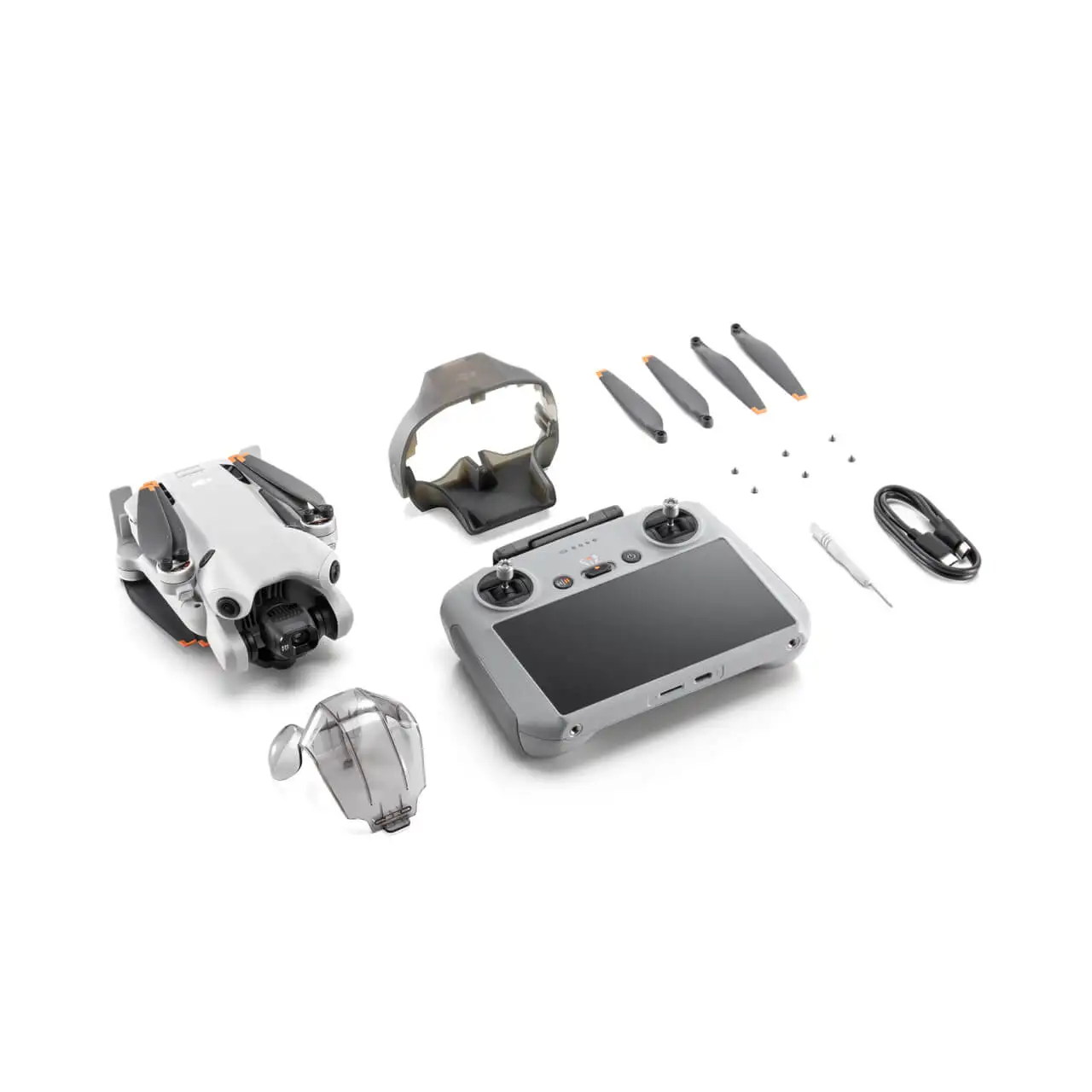 Mini 4 Pro Folding Drone with RC 2 Remote (With Screen) Fly More Combo Plus 4K HDR