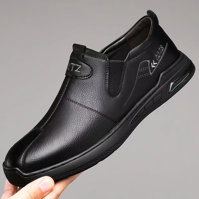 Men's Dress Shoes Customizable Logo Water & Breathable for Business Formal Occasions All Season Dress Shoes & Oxford