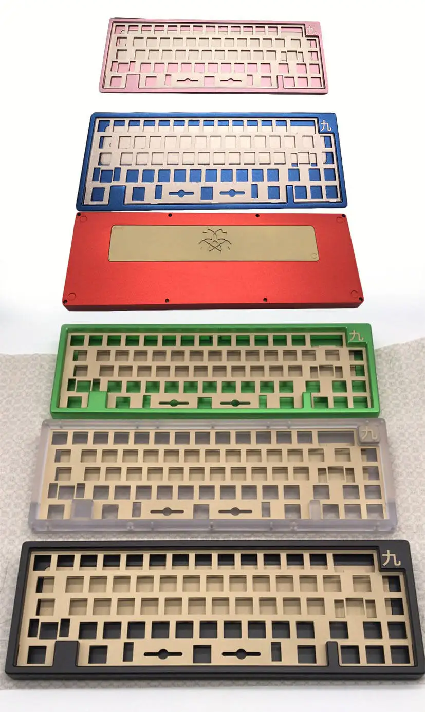 カスタムキーボードCNC60% レイアウト。Bakenekoアルミニウム