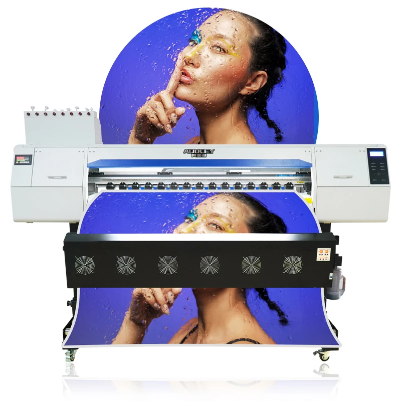 1.3m Digital Inkjet Printer Tarpaulin Printer Sticker Printing Machine ...