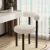 White lamb (black chair legs)