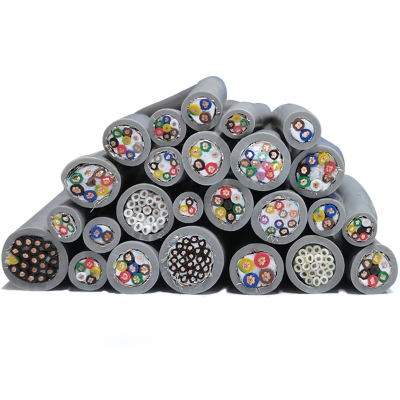 High Flexible Shielded Cable Robot Towline Cable Power Line Trvvp 8 10