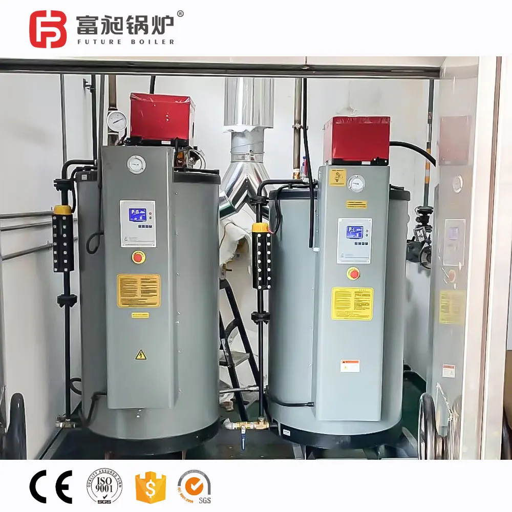 Gas/Oil Fired Steam Boiler with Fire Tube Efficient Heating Boiler for Milk & Honey