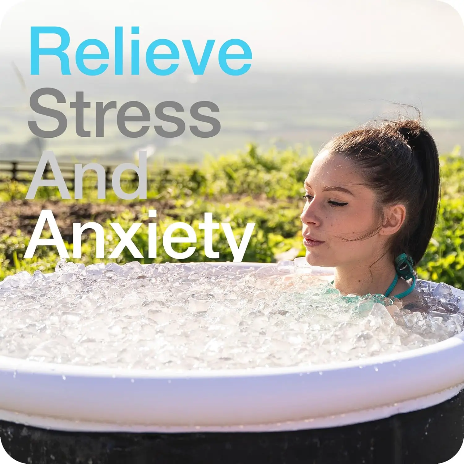 Vasca Per Terapia Del Ghiaccio MyoIce - 420 Litri, Con Coperchio, Per Recupero Muscolare - Foto 9