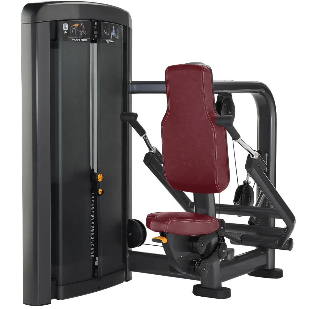 Reasonably Priced Pin Load Selection Machines Gym Equipment for Seated Triceps Extension
