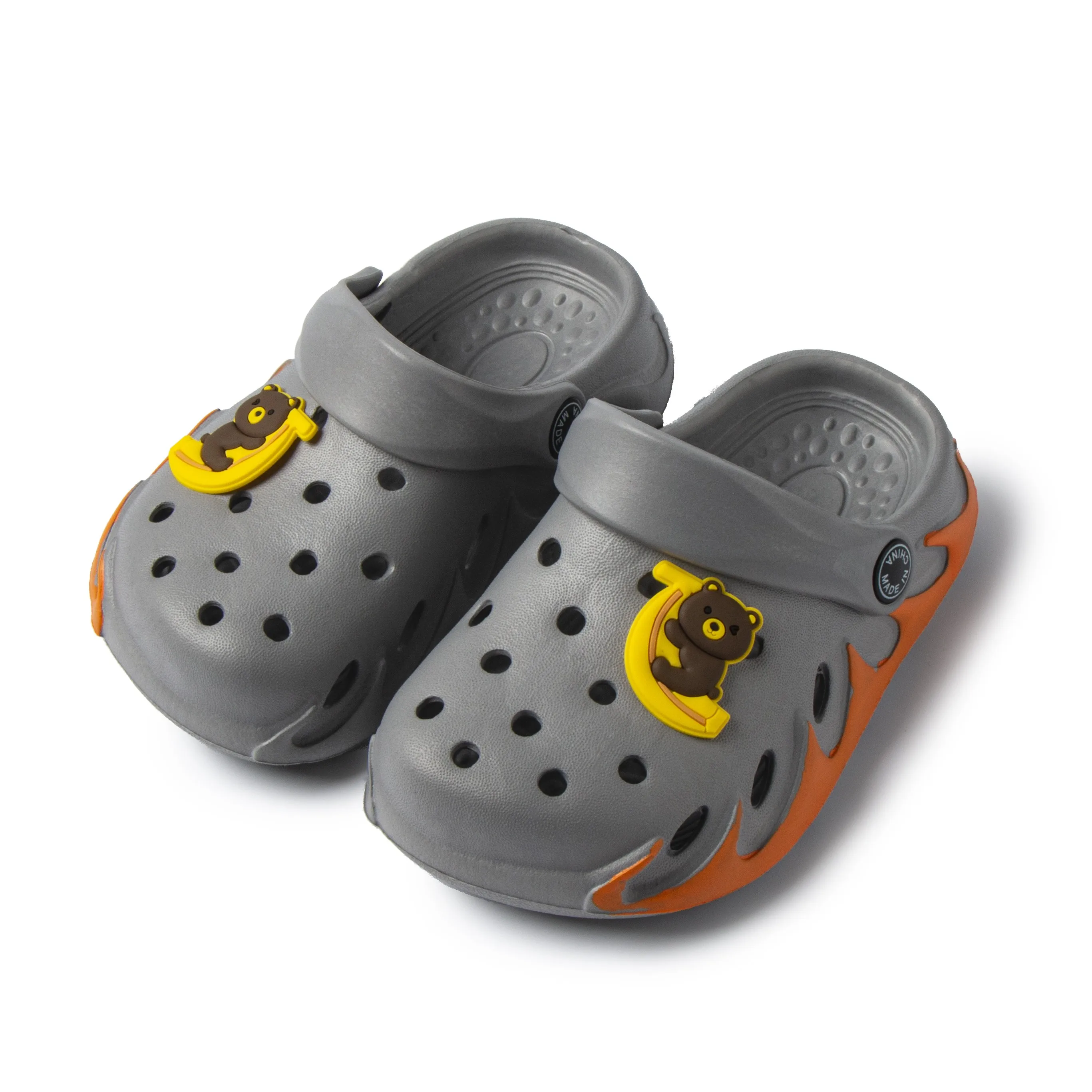 Новые удобные дышащие Повседневные детские тапочки, милые детские Мультяшные тапочки для улицы