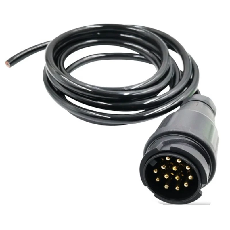 product 13 core 13 pin pvc rv harness trailer cable power cord for automobile  home appliance electronic trailer retrofit-1