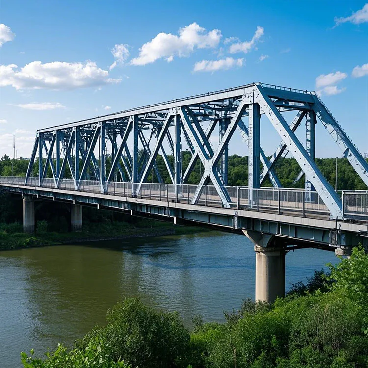 Compact 200 Pre-engineered Bailey Bridge Portable Modular Truss Bridge Temporary Steel Bridge