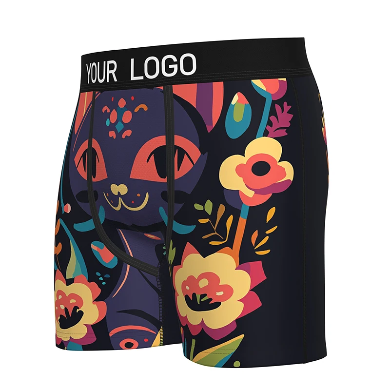 Man Boxer Briefs Custom logo Print Man Pouch Boxer Briefs - Micro Modal Ball Hammock Underwear Pocket Man Boxer Briefs