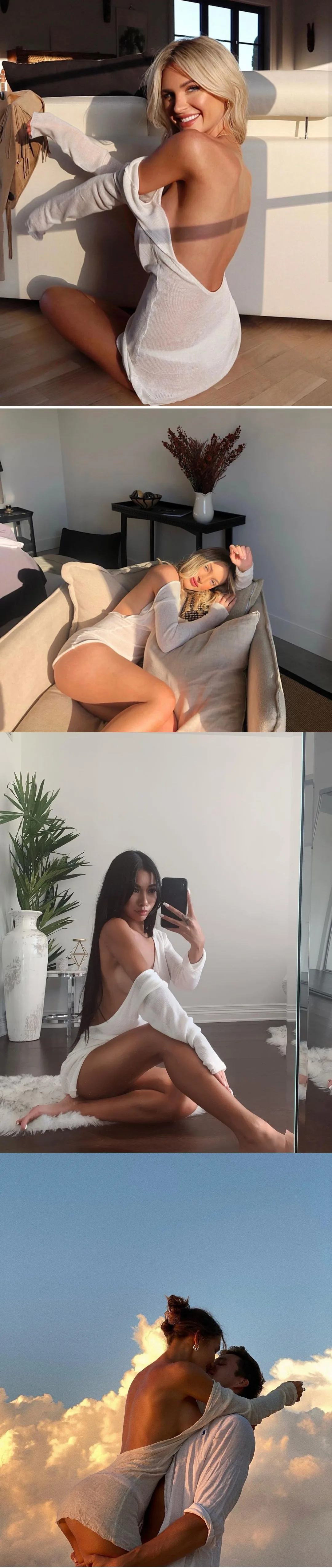 New Summer&spring Ice Silk Sexy Backless Holiday Overalls Dress Women