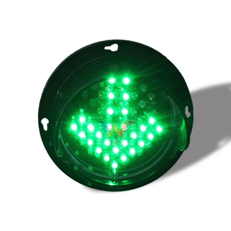 Сменный светодиодный светофор 100 мм, красный крест, Зеленая Стрела, 12 В постоянного тока