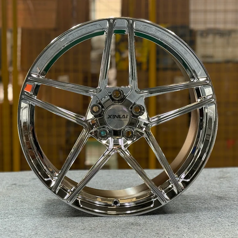 XL 1-Piece Monoblock Chrome Deep Dish Concave Custom Forged Wheel 5x114.3 5x120 5x112 Car Alloy Wheels 17-23 Inch Rim - Image 2