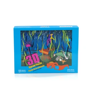 Custom Printed Jigsaw Puzzle Seie Sauteuse Underwater World 300 Pieces Paper Jigsaw Puzzles for Children