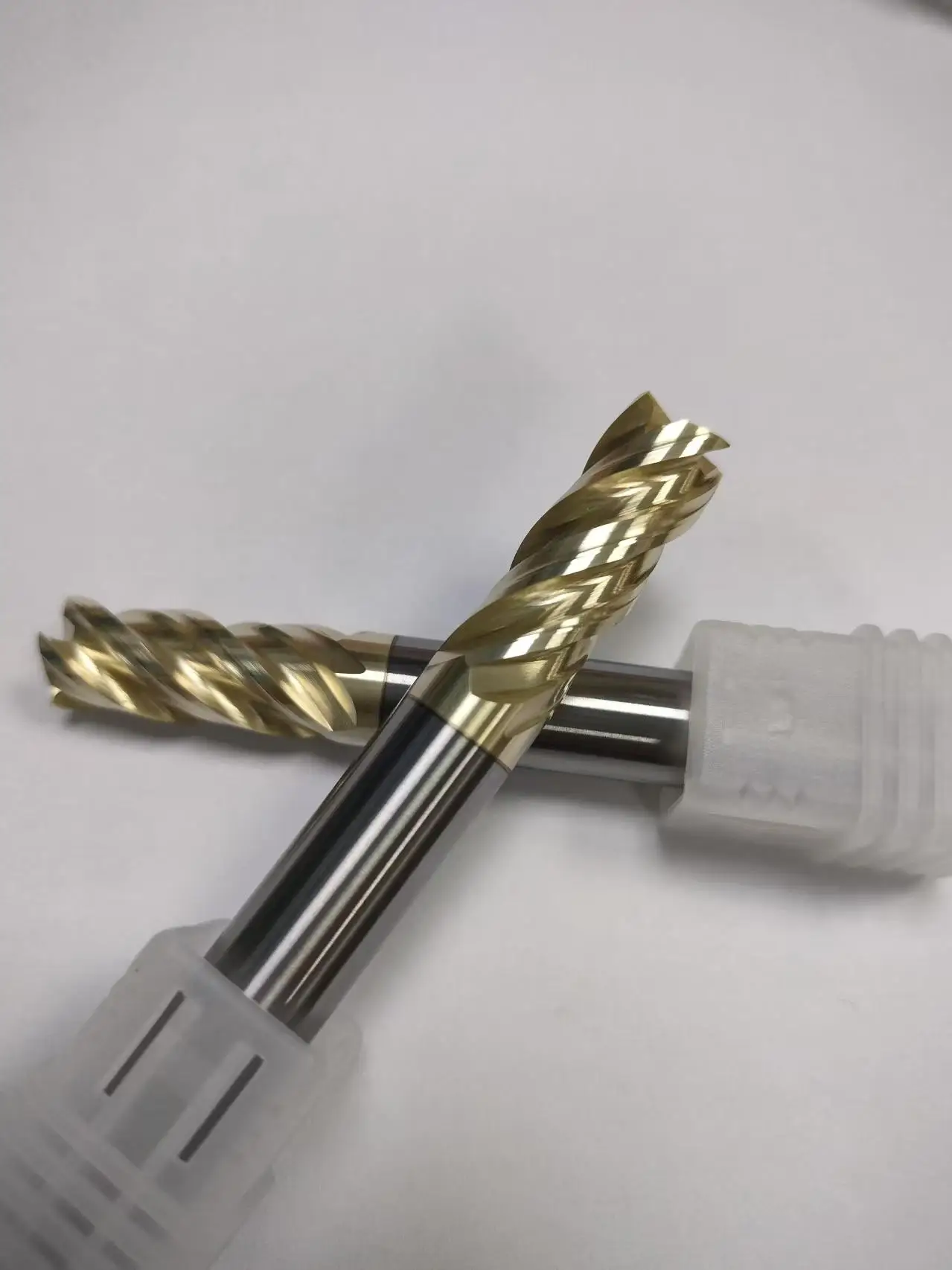 Titanium Alloy Solid End Mills 6mm Twist Milling Cutters Variety Sizes 1.5mm-13mm Drill Bits for Metal Iron Tungsten Carbide