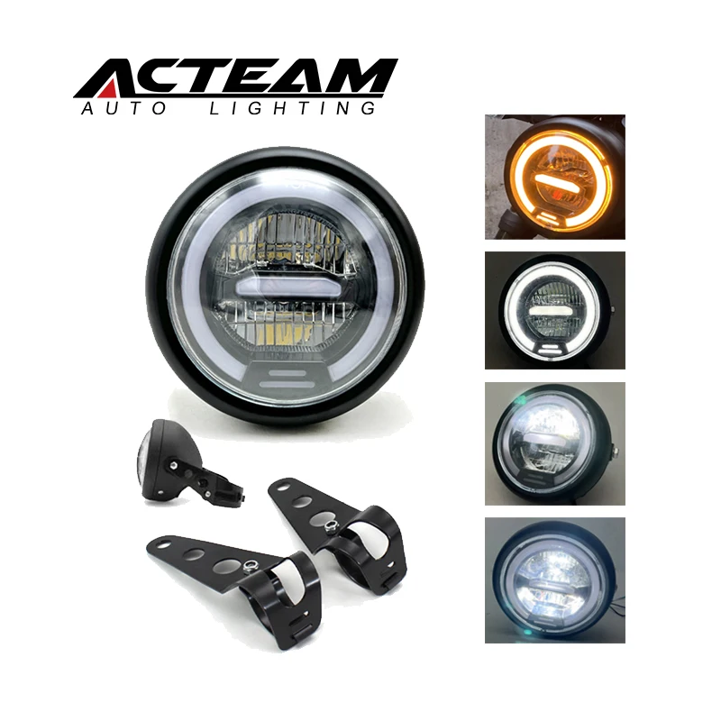 Фара для велосипеда ACTEAM 12 В 55 Вт запчасти мотоцикла фара ближнего/дальнего света в сборе