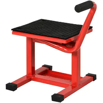 Pont Élévateur Hydraulique Moto 680 Kg - Support Réparation Pliable Avec Roulettes