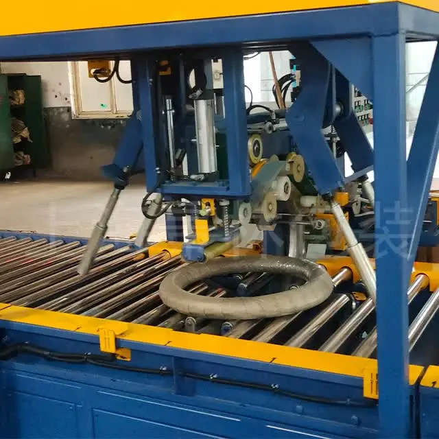 JL Automatic Horizontal Steel Wire Rope Packaging Machine Steel Wire Rope Wrapping Machine