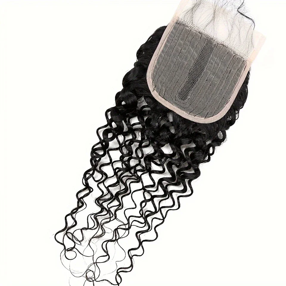 Jerry Curly Spetsstängning Människohår T Del Spets Peruk Stängning Billigt brasilianskt Remy-hår_voghion.com