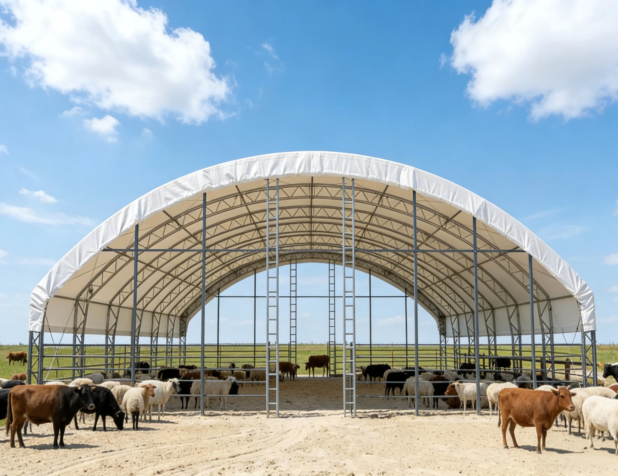 Livestock Shelter,  Horse  Run-in Shelter,  Equine Shelter,  Sheep Shelter, Pasture Tents