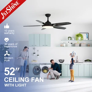 1stshine LED Ceiling Fan Indoor 52 Inches Adjustable LED Lighting 16W CE CB ETL Ceiling Fan with LED Light