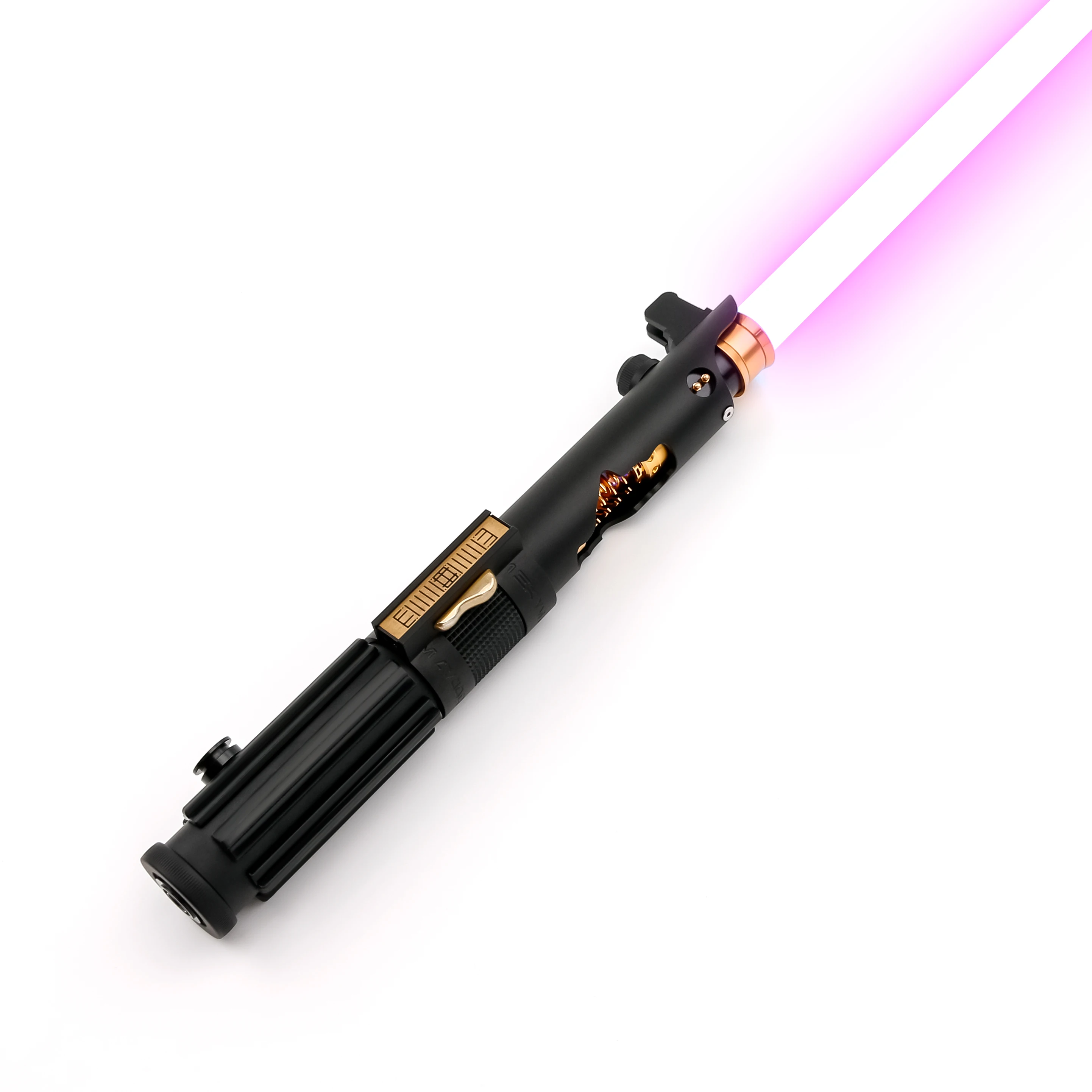 Txqsaber Knightfall Silver Black Lightsaber - Neopixel Dueling