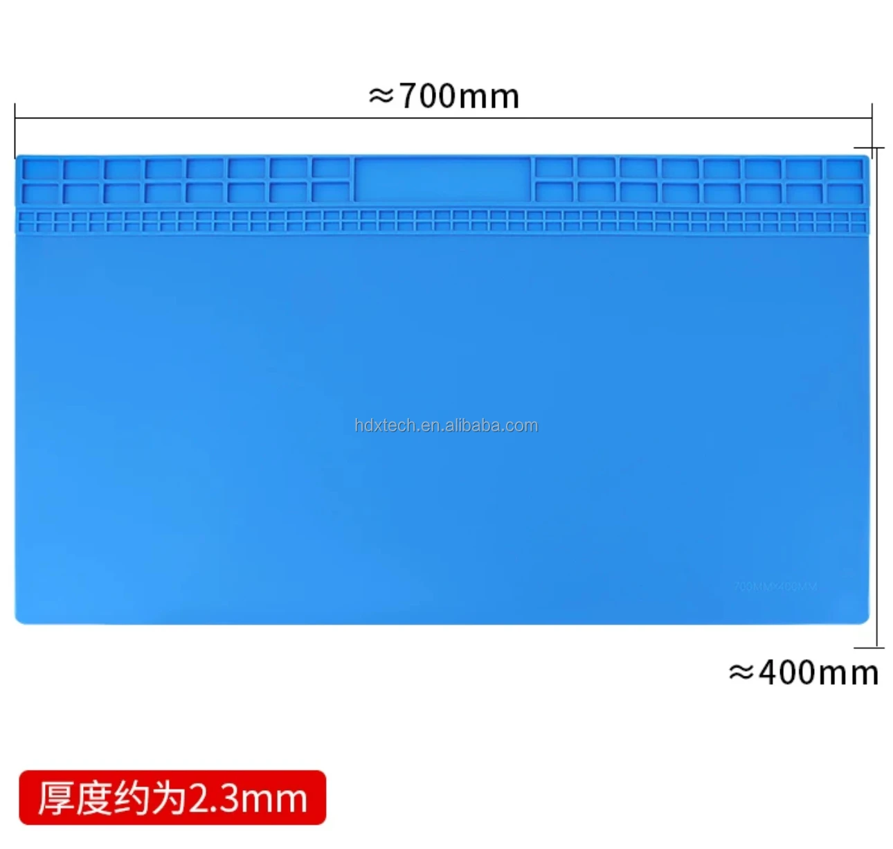Kaisiking Tappetino Riparazione In Silicone 39x27 Cm: Resistente Al Calore, Antiscivolo, Con 210 Mini Viti Posizionate E Fessure - 6