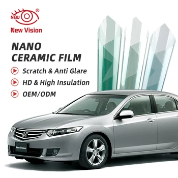 1.52x30m Nano Ceramic Car Film Self Adhesive Sticker UV Rejection Solar Window Tint Wrap Protective