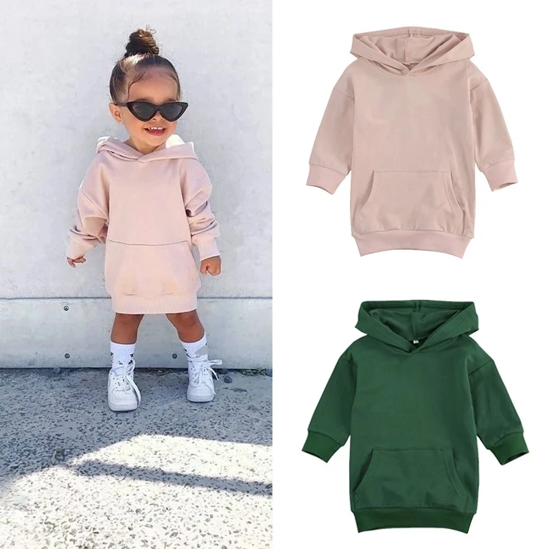 Amazon.com: Toddler Girls Hoodie Dress Long Sleeve Mermaid Applique Cotton  Winter Warm Dresses: Clothing, Shoes & Jewelry