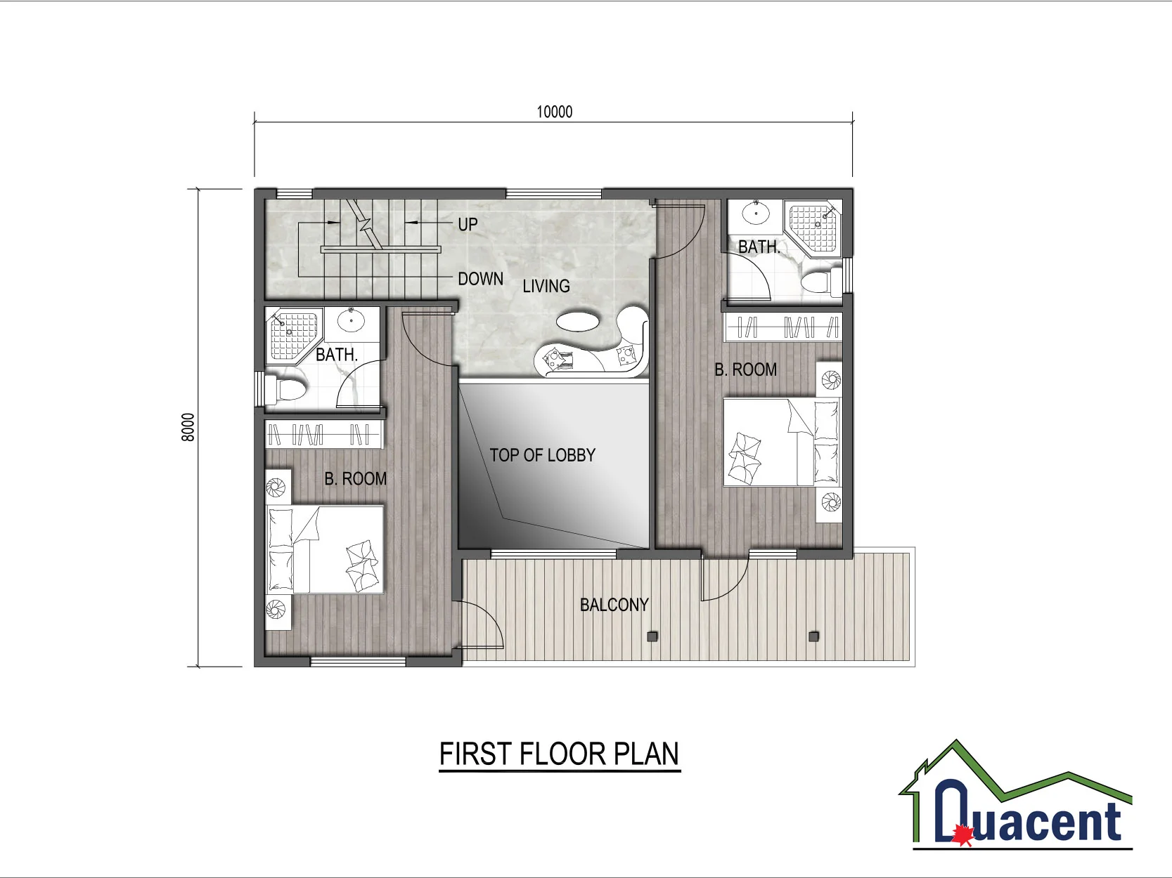 Quacent Large Villa Modern Design Tiny House for Residential Resort Villa Prefabricated Home Prefab House Fast Install