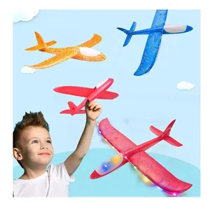 ITTL Promotional 44cm Flying Toy Glider Playing Foam Plane Outdoor Toys for Kids