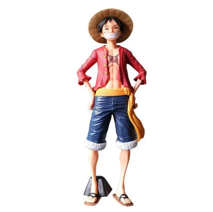 Одна штука Luffy Smiley Monkey D большая сборка может изменить лицо фигурки модель