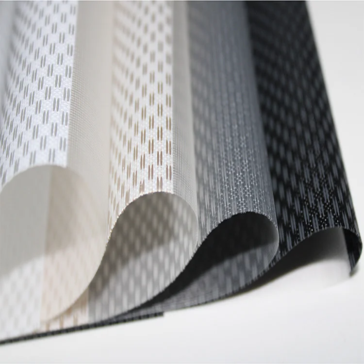Zip Screen Outdoor Blinds Curtain Zebra Roller Blind Office Blackout Blinds Zebra Fabric