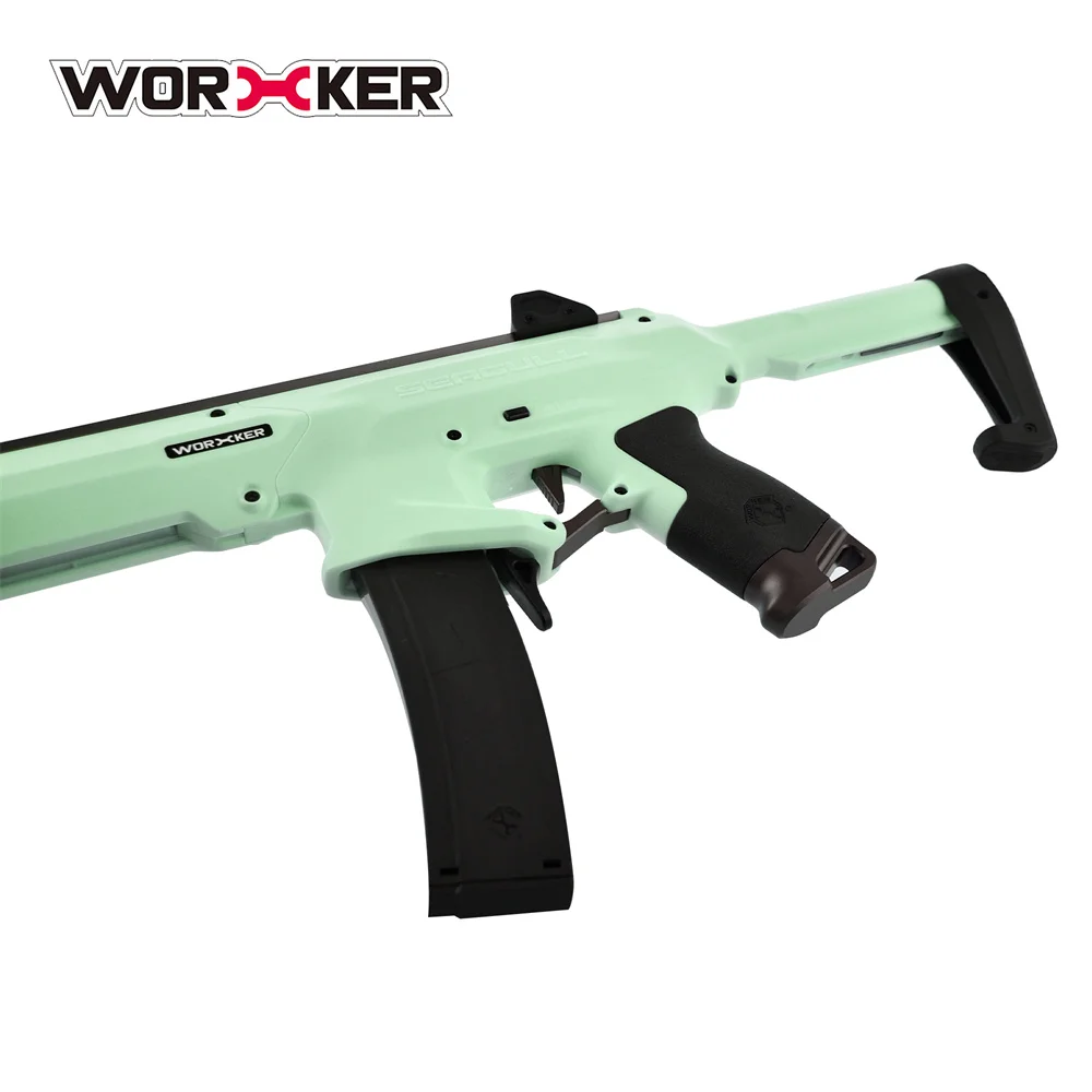 Worker Mod Soft Bullet Gun with Foam Dart Seagull Worker Seagull Blaster Popular Toys Worker Foam Blaster 150-200 FPS
