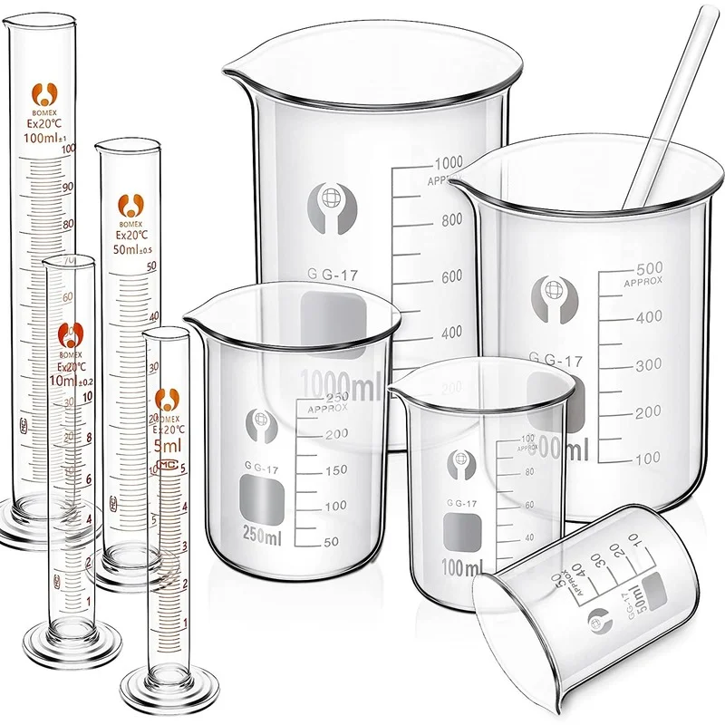 Glass Measuring Beaker 200ml Low Form Beaker Borosilicate Beaker