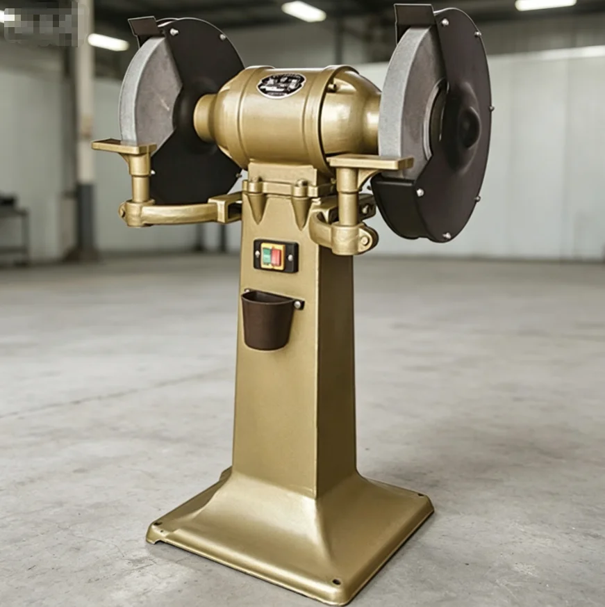 300mm Pedestal Bench Grinder M3030 Heavy Duty Vertical Floor Standing Industrial Grinding Machine for Metal Polishing Deburring
