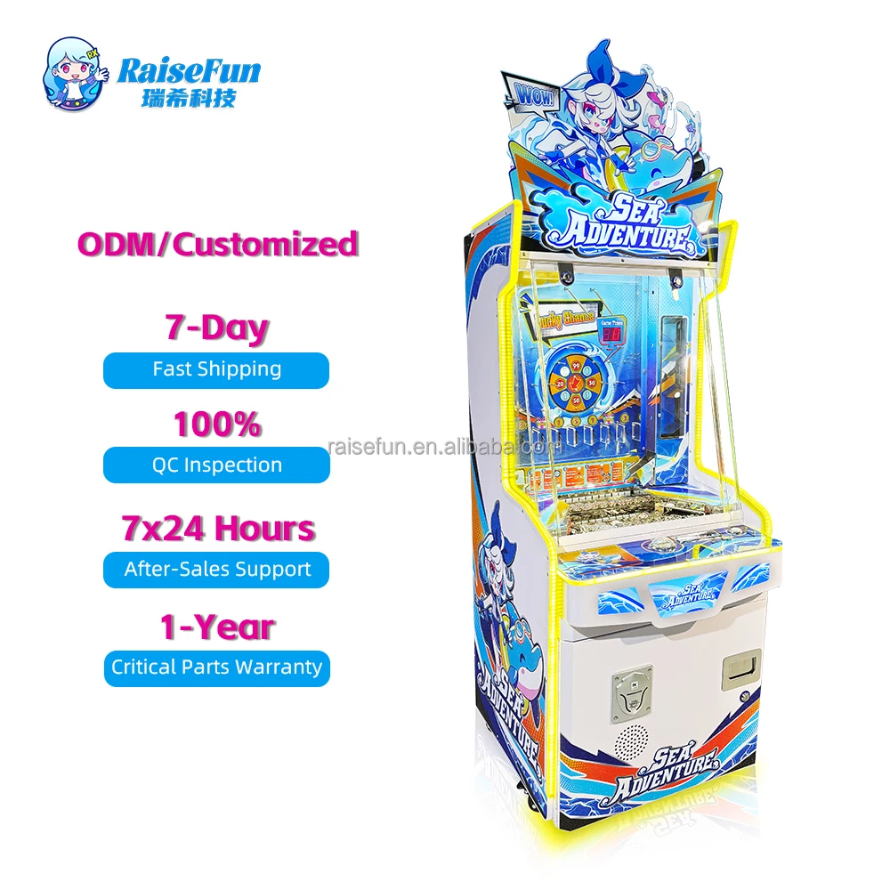 High Profit Coin Dropping Game Machine Lottery Prize Redemption Redemption Ticket Arcade Machine Lottery Machine for Game Center
