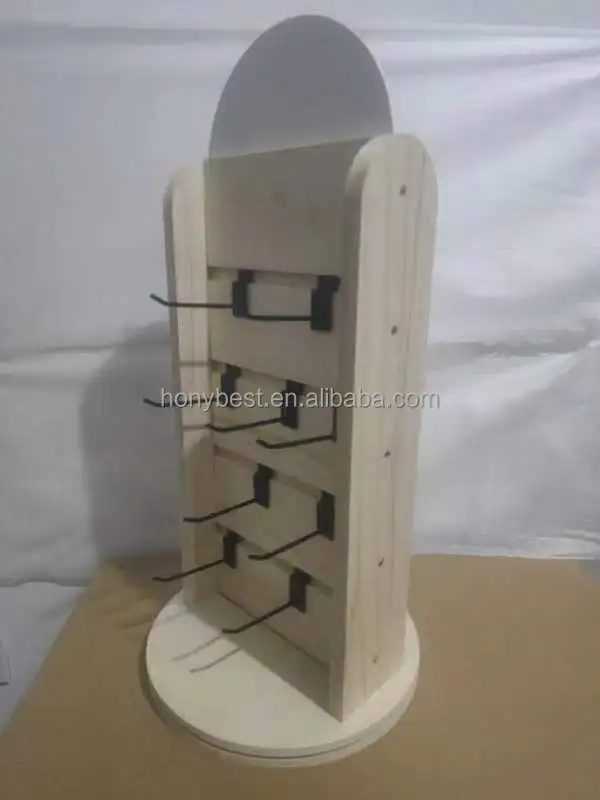 2-sided Pegwall Spin Floor Rack - Rotating Display Stand