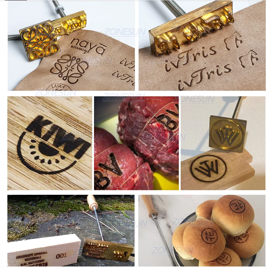 custom branding iron for woodwork wedding