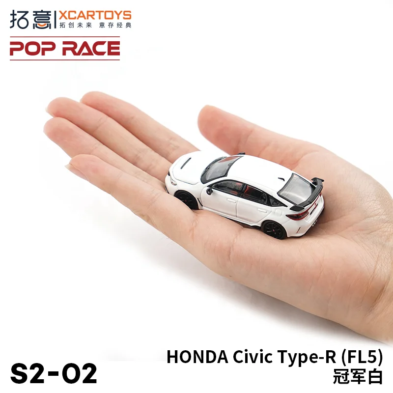 XCARTOYS Poprace 1:64 Civic Type-R Diecast Car Model - Collectible