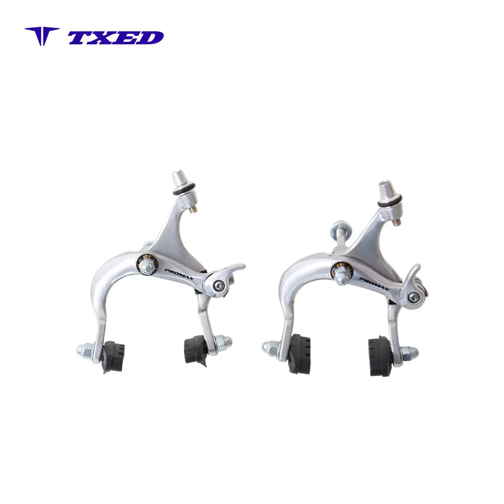 Silver Color Model Road Bicycles 58 38Mm Width 55Mm Height F R 45Mm Brake Pads with Logo Front Rear Calipers