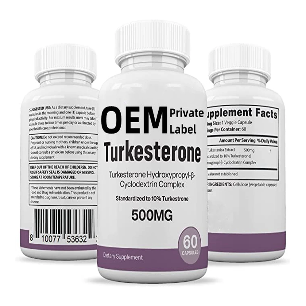 Turkesterone Capsules 500mg 10 Encrease Strength For Adults Turkesterone Extract Pills