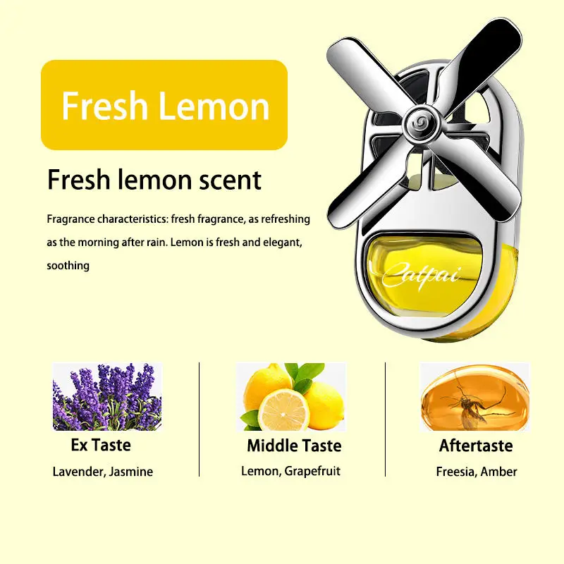 Mini Car Freshener Air Outlet Odor Remove Car Fragrance Diffuser